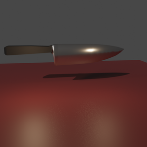無料3D素材　包丁/ナイフ/Knife　FBXモデル/blenderファイル