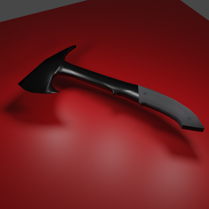 3D素材　斧/武器/戦士/アックス/Axe/切断　blender・FBXファイル