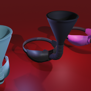 【R-18・3D装飾】強制的に飲ませるマスク【VRChat/Blender/FBX】