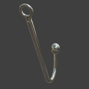 【３Dアイテム】メタルアナルフック_FBXファイル_Blenderファイル 缩略图 5