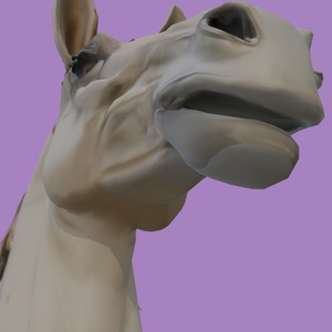【３Dアイテム】馬の頭のかぶりもの_FBX・VRChat・ゲーム制作向け 缩略图 12