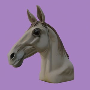 【３Dアイテム】馬の頭のかぶりもの_FBX・VRChat・ゲーム制作向け 缩略图 7