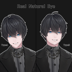 獏対応アイテクスチャ Real Natural Eye Texture