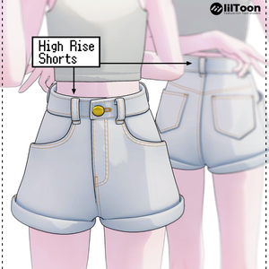 【Lapwing】High Rise Shorts