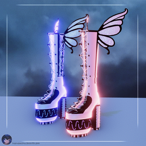 Fairy Pixie High Heelz - フェアリー  ハイヒール 妖精 ピクシー VRChat向けオリジナル3Dアバタ FBX unitypackage
