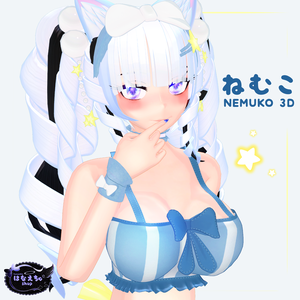 オリジナル3Ｄモデル「ねむこ」Nemuko Ojousama Pyjama Party