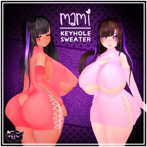 「PB」Heart Keyhole Sweater 「まみ」 Original 3D model Unitypackage