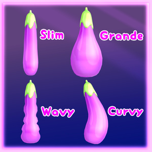 DPSナス  大人のおもちゃ - 3Dモデル FBX Eggplant オナホール unitypackage 缩略图 2