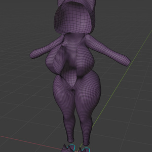 「まみ」Gyaru Onesie ギャル　きぐるみ 3D Model Unitypackage VRChat 缩略图 12