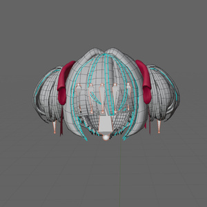 Baby Twintails Hairstyle ベビーツインテール ヘアスタイル 3D Model Unitypackage VRChat 缩略图 11