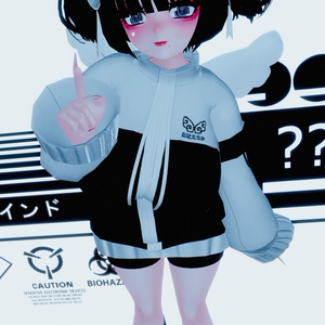 Internet Angel Outfit Set インターネットエンジェル Original 3D model Unitypackage VRChat 「まみ」&「くるみ」天使界隈 缩略图 13