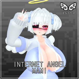 Internet Angel Outfit Set インターネットエンジェル Original 3D model Unitypackage VRChat 「まみ」&「くるみ」天使界隈 缩略图 5