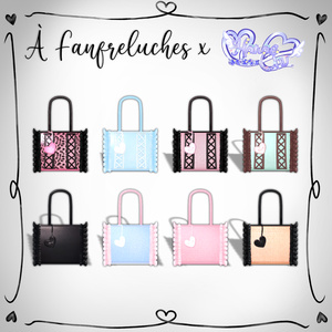 【全8種】À Fanfreluches Bag 【シェイプキーあり】 缩略图 2