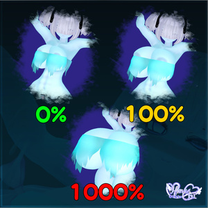「ダリア」 Obake Outfit Set おばけ 衣装 セット 3D Model Unitypackage Halloween 缩略图 4