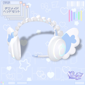 「10個デジメイド ヘッドセット」 DIGIMAID RGB GAMING HEADSET 🎧 3D Model Unitypackage VRChat 缩略图 19