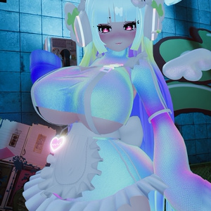 「10個デジメイド ヘッドセット」 DIGIMAID RGB GAMING HEADSET 🎧 3D Model Unitypackage VRChat 缩略图 32