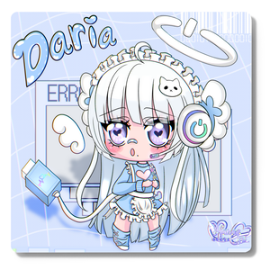 「ダリア デジメイド」 コースター   Daria Digimaid Coaster