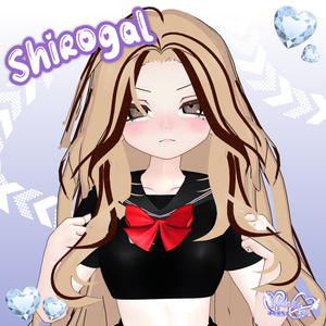 [凪夜瑠璃向け]  白ギャル Body Texture Set, Makeup Set, Eye Texture Unitypackage 缩略图 11