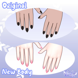 [凪夜瑠璃向け]  白ギャル Body Texture Set, Makeup Set, Eye Texture Unitypackage 缩略图 10