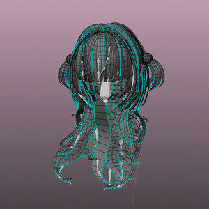 【VRC想定】 2 Way Sweety Hair 3D Model Unitypackage 缩略图 18