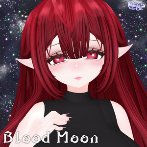 「伊邪那美」Blood Moon Makeup & Hair Texture Set