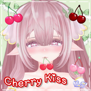 【PB対応】 チェリー キス Cherry Kiss 3D Model Unitypackage VRChat 