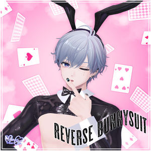 Mens Reverse Bunnysuit - メンズ 逆バニースーツ 3D Model Unitypackage Modular Avatar対応 缩略图 8