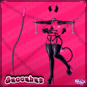 「伊邪那美」Succubus Outfit Set サキュバス 衣装 セット VRChat Modular Avatar対応 Unitypackage 缩略图 7