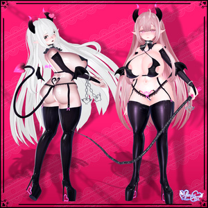 「伊邪那美」Succubus Outfit Set サキュバス 衣装 セット VRChat Modular Avatar対応 Unitypackage 缩略图 4