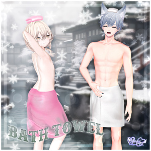 【10体対応】Mens Bath Towel メンズ 温泉 バス タオル ♨️ Modular Avatar対応 Unitypackage for VRChat 缩略图 2