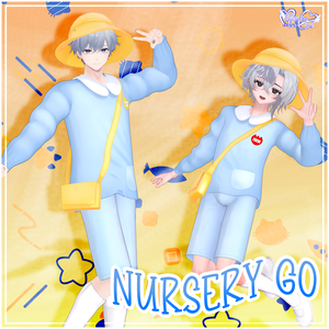 「どきどき保育園」 Mens Nursery Cosplay メンズ の幼稚園 コスプレ衣装セット  3D Model Unitypackage Modular Avatar対応