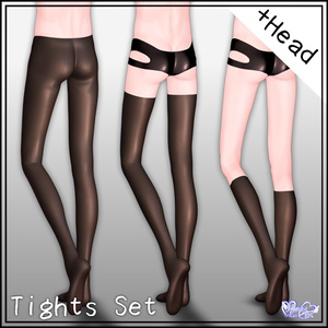 【 +Head 】Mens Stockings Set メンズ のタイツ セット Modular Avatar対応 Unitypackage VRChat 缩略图 8
