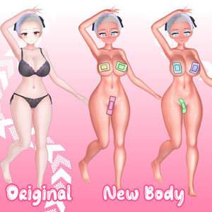 [ミルティナ対応] マジギャル Body Texture Set, Makeup Set Unitypackage 缩略图 4