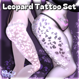Leopard Tattoo Set