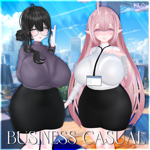 「伊邪那美2.0向け」Business Casual ビジネスカジュアル衣装 Modular Avatar Unitypackage
