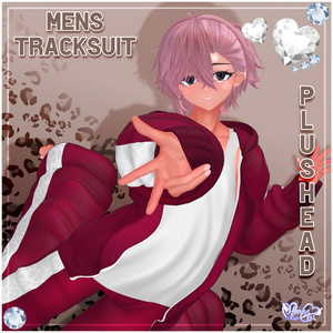 【 +Head】Mens Tracksuit メンズのギャル男ジャージー 衣装セット VRChat Modular Avatar対応 Unitypackage 缩略图 3