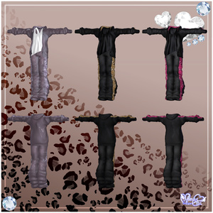 【 +Head】Mens Tracksuit メンズのギャル男ジャージー 衣装セット VRChat Modular Avatar対応 Unitypackage 缩略图 5