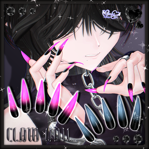 「HNAIL」 Mens Claw Nail メンズ の ネイル 💅🏻˚₊‧⁺ 3D Model Unitypackage Modular Avatar対応 VRChat