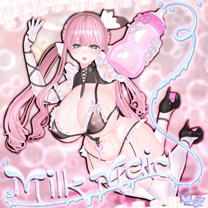 「伊邪那美2.0対応」 MILK MAID 🍼🍓 ミルクメイド 衣装セット Modular Avatar Unitypackage