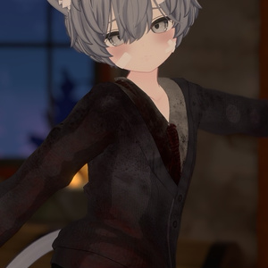 Mens Halloween 🎃「00's Horror Game Protagonist Outfit Set 」「00'sホラゲ主人公の衣装セット」メンズのハロウィン Modular Avatar Unitypackage 缩略图 11