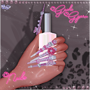 「マジカワネイル05」GachiGal Nails💅🏻˚₊‧⁺ガチギャルネイル Super Long 3D Model Unitypackage Modular Avatar対応 缩略图 14