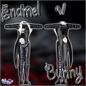 メンズ エナメル バニースーツ Mens Latex Bunnysuit  3D Model Unitypackage Modular Avatar対応 缩略图 10