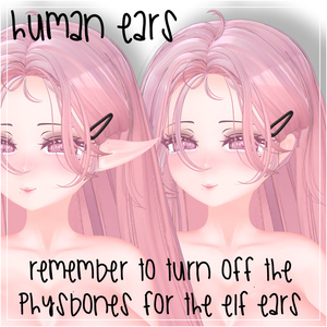 「伊邪那美2.0」 Human Ears for Izanami Modular Avatar対応