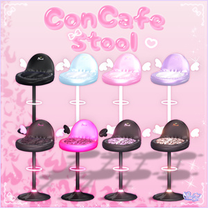 【VRChat World】 Bar Stool Set ʚɞ コンカフェ バースツールセット Unitypackage