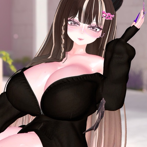 SALE「サキュバス眼鏡」SUCCUBUS GLASSES 3D Model Unitypackage Modular Avatar対応 缩略图 15