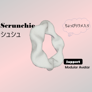 Scrunchie シュシュ | ちょっぴりラメ入り