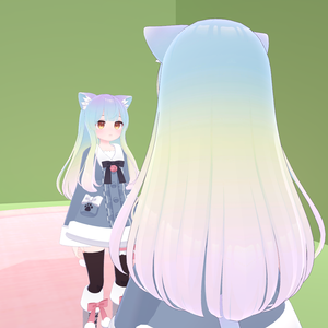 【無料】ミルクヘアテクスチャ【グラデーション】