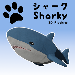 Sharky シャーク 3D Plushies