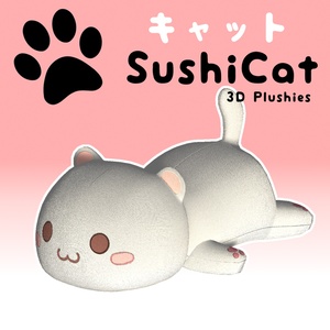 Sushi Cat 猫 3D Plushie