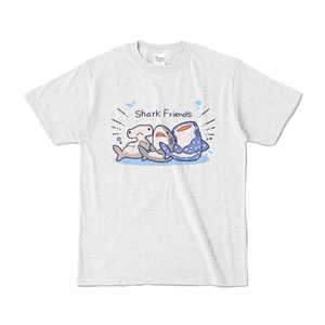 SharkFriendsTシャツ(淡色)